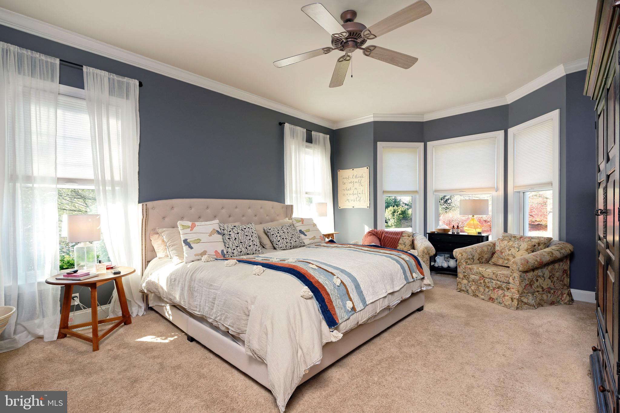 23154 Dover Road Middleburg, VA 20117 - Photo 16 of 66 Main floor primary bedroom suite with sitting area