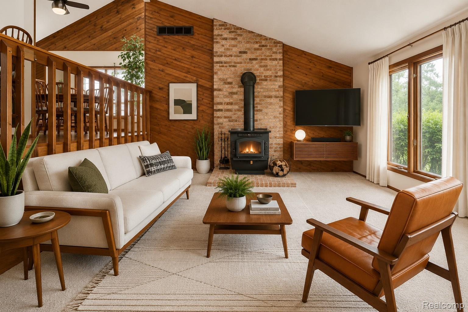 2725 Cooley Lake Road Highland, MI 48356 - Photo 11 of 67 Virtually staged living room