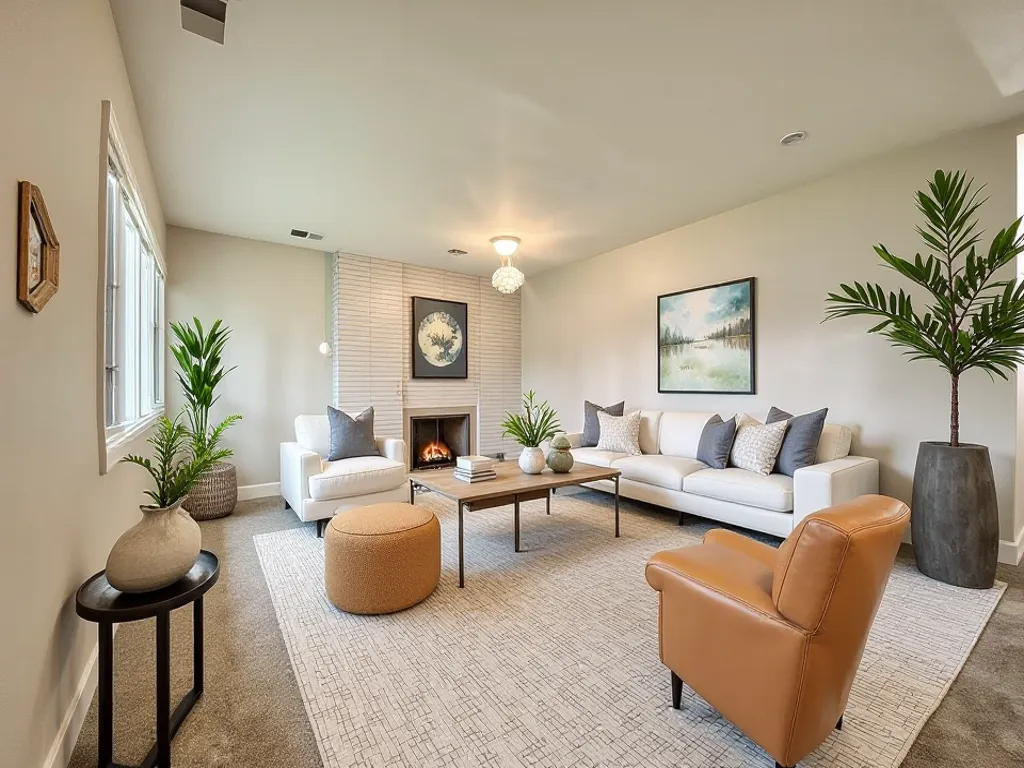 18747 Sherman Street Lansing, IL 60438 - Photo 3 of 20 a living room with furniture and a potted plant