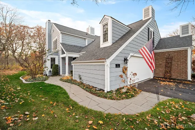 a view of backyard of house