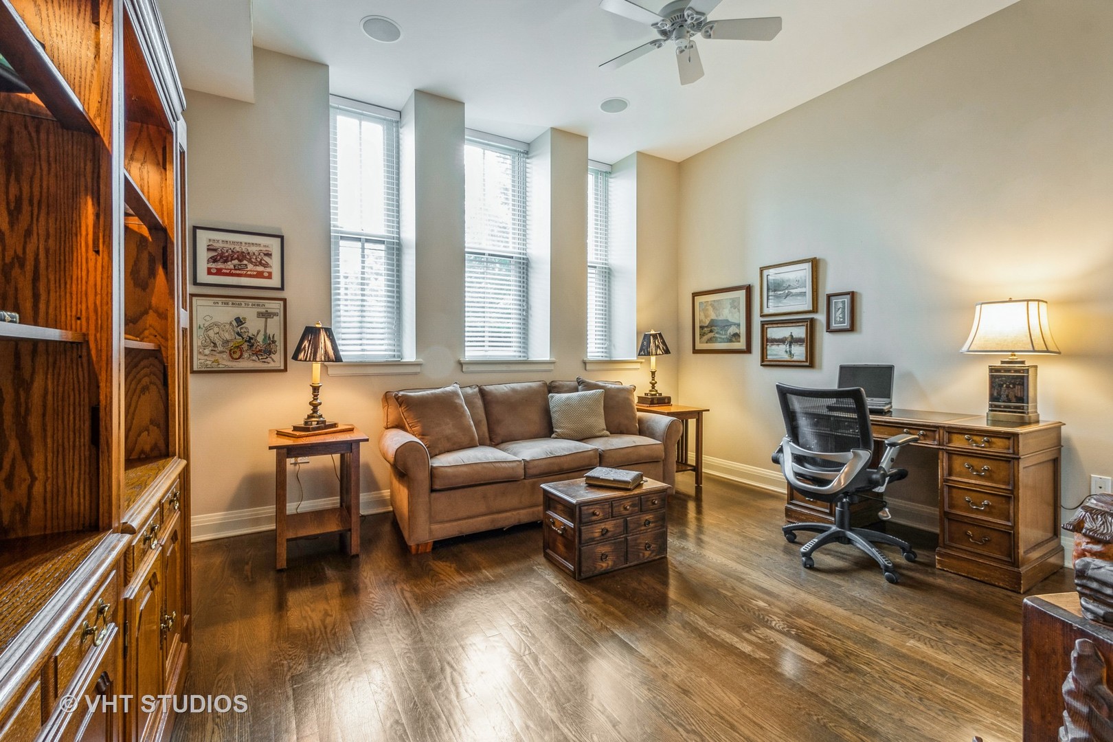 1041 Ridge Road, Unit 101 Wilmette, IL 60091 - Photo 11 of 14 a living room with furniture and a wooden floor
