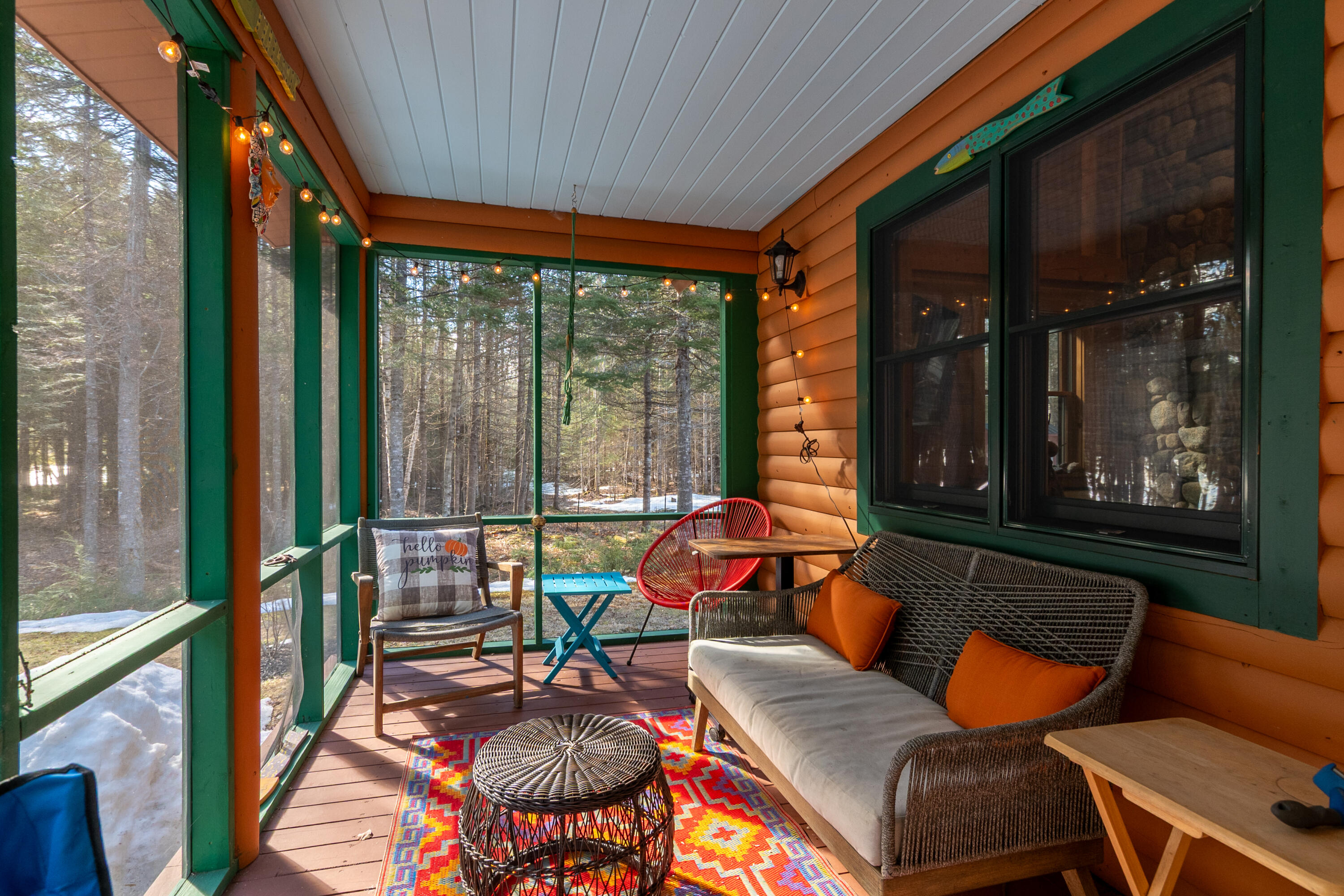 194 Loon Road Embden, ME 04958 - Photo 25 of 67 Screened Porch