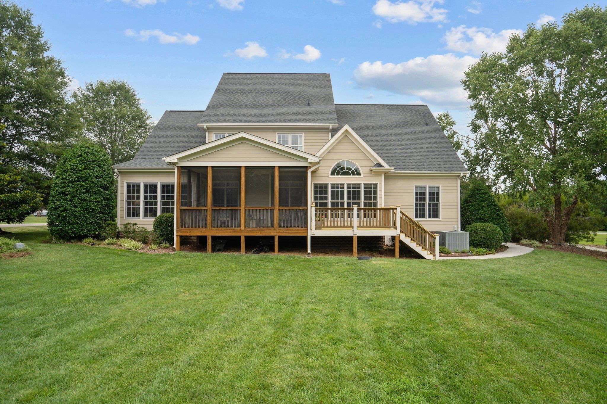 5805 Clovis Ridge Drive Wake Forest, NC 27587 - Photo 47 of 64 a view of a house with a yard and sitting area