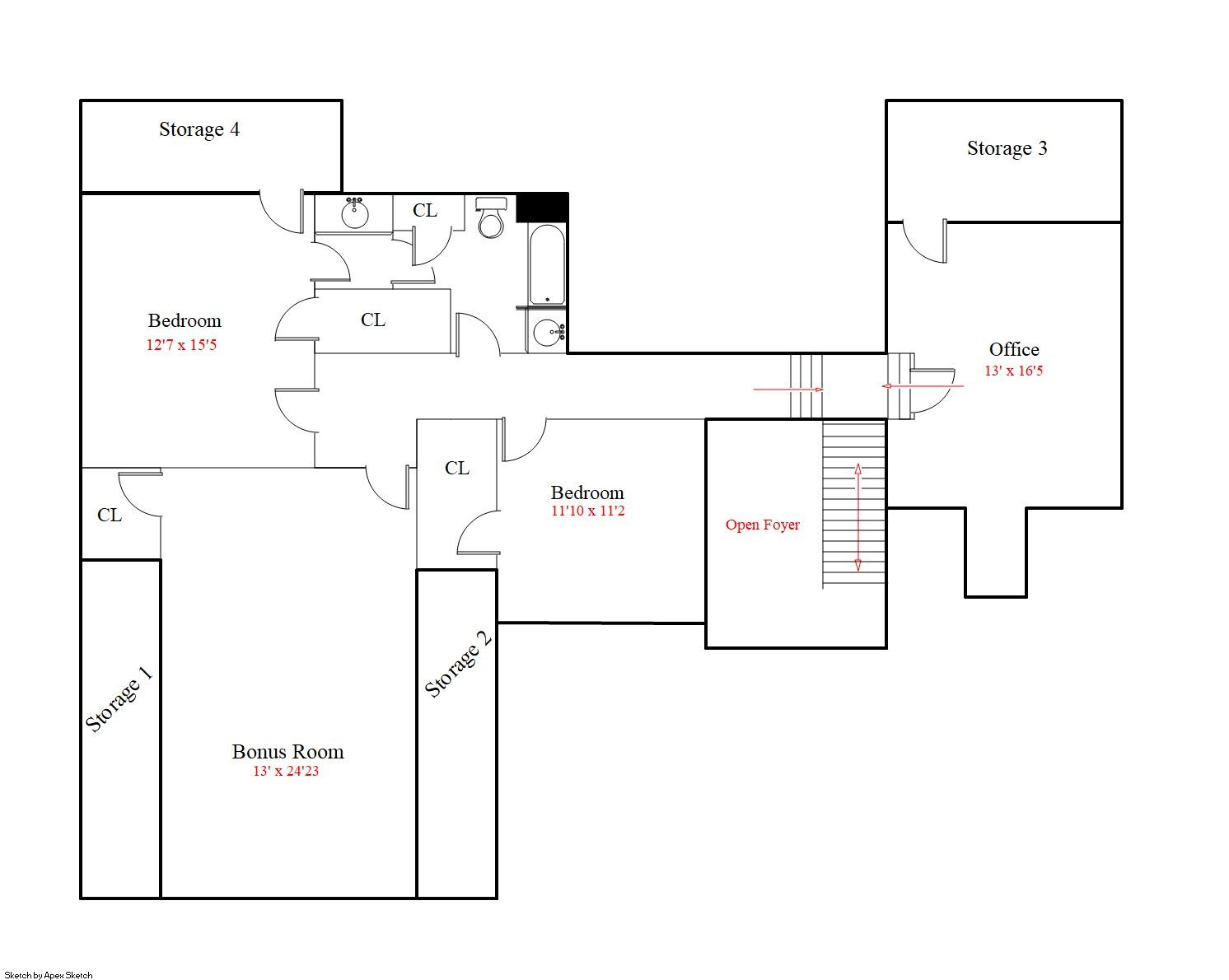 5805 Clovis Ridge Drive Wake Forest, NC 27587 - Photo 64 of 64 a picture of a room with a white wall