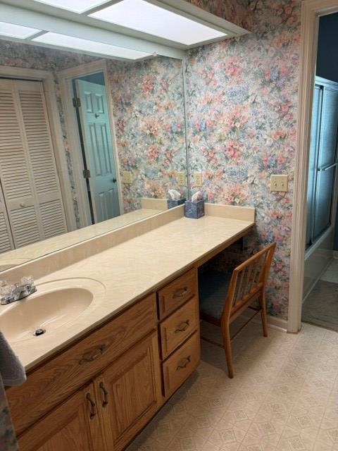 2948 Hendriske Road Young Harris, GA 30582 - Photo 13 of 20 a bathroom with a sink and a mirror
