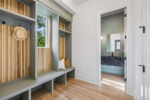 a view of closet area