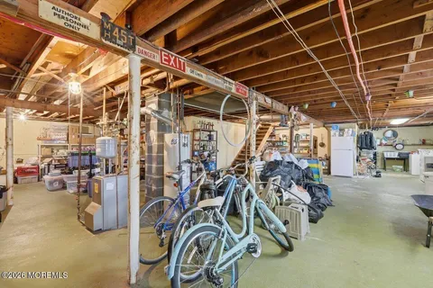 a view of a bike garage