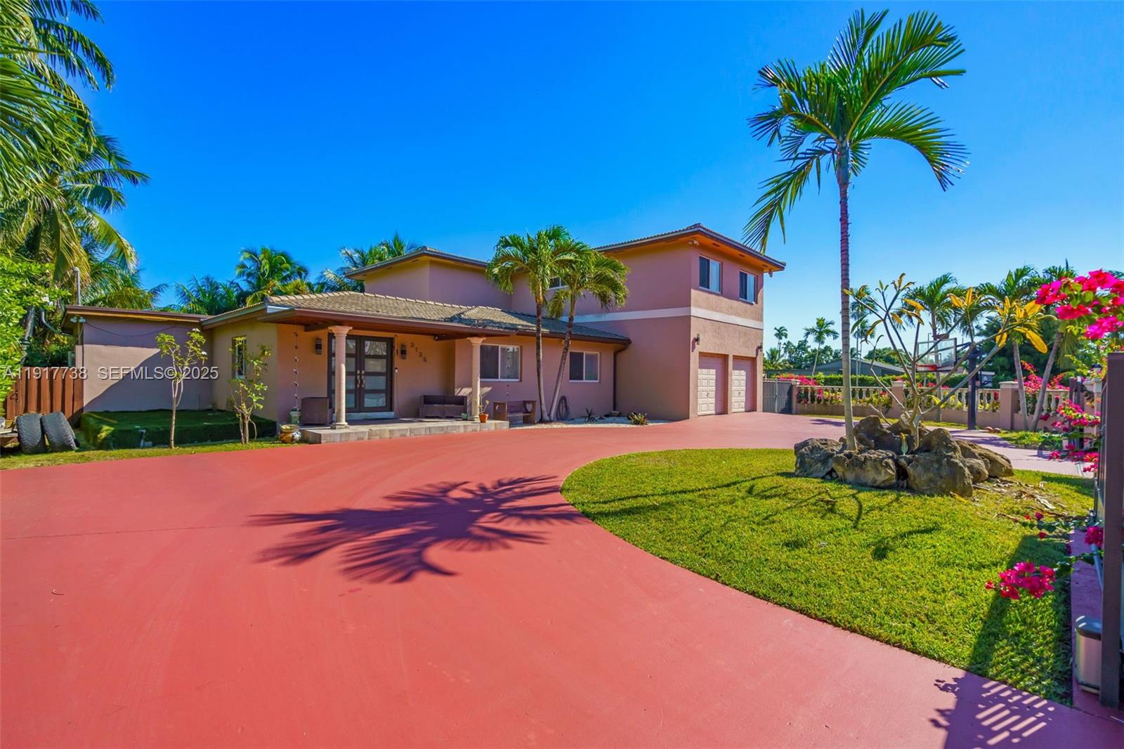 3135 Southwest 80th Avenue Miami, FL 33155 - Photo 5 of 65 a front view of house with yard and outdoor seating