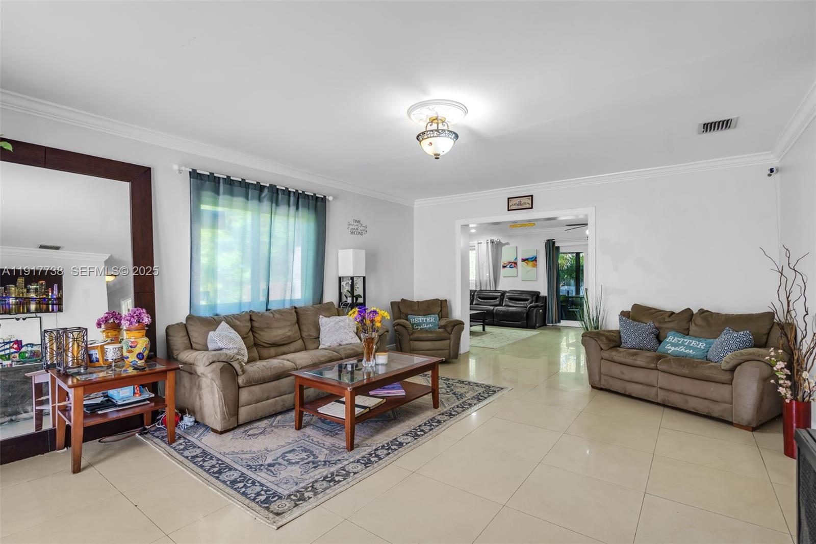 3135 Southwest 80th Avenue Miami, FL 33155 - Photo 8 of 65 a living room with furniture and a couch