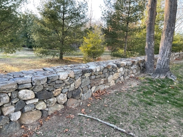 90 Redding Road Easton, CT 06612 - Photo 24 of 32 a view of a yard with trees