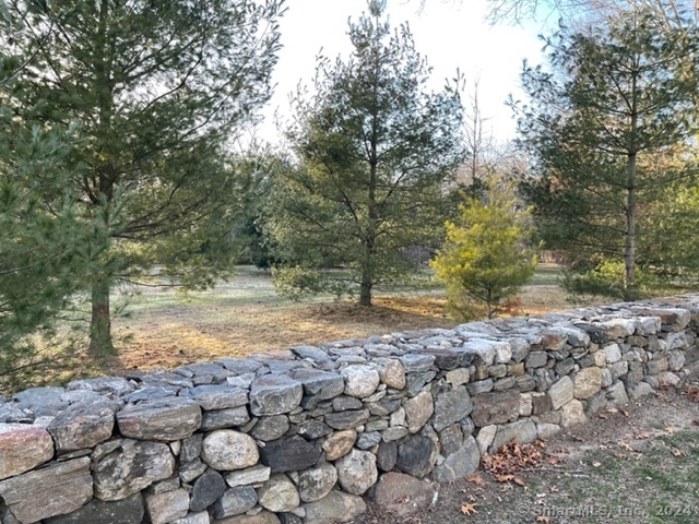 90 Redding Road Easton, CT 06612 - Photo 25 of 32 a view of a yard with trees