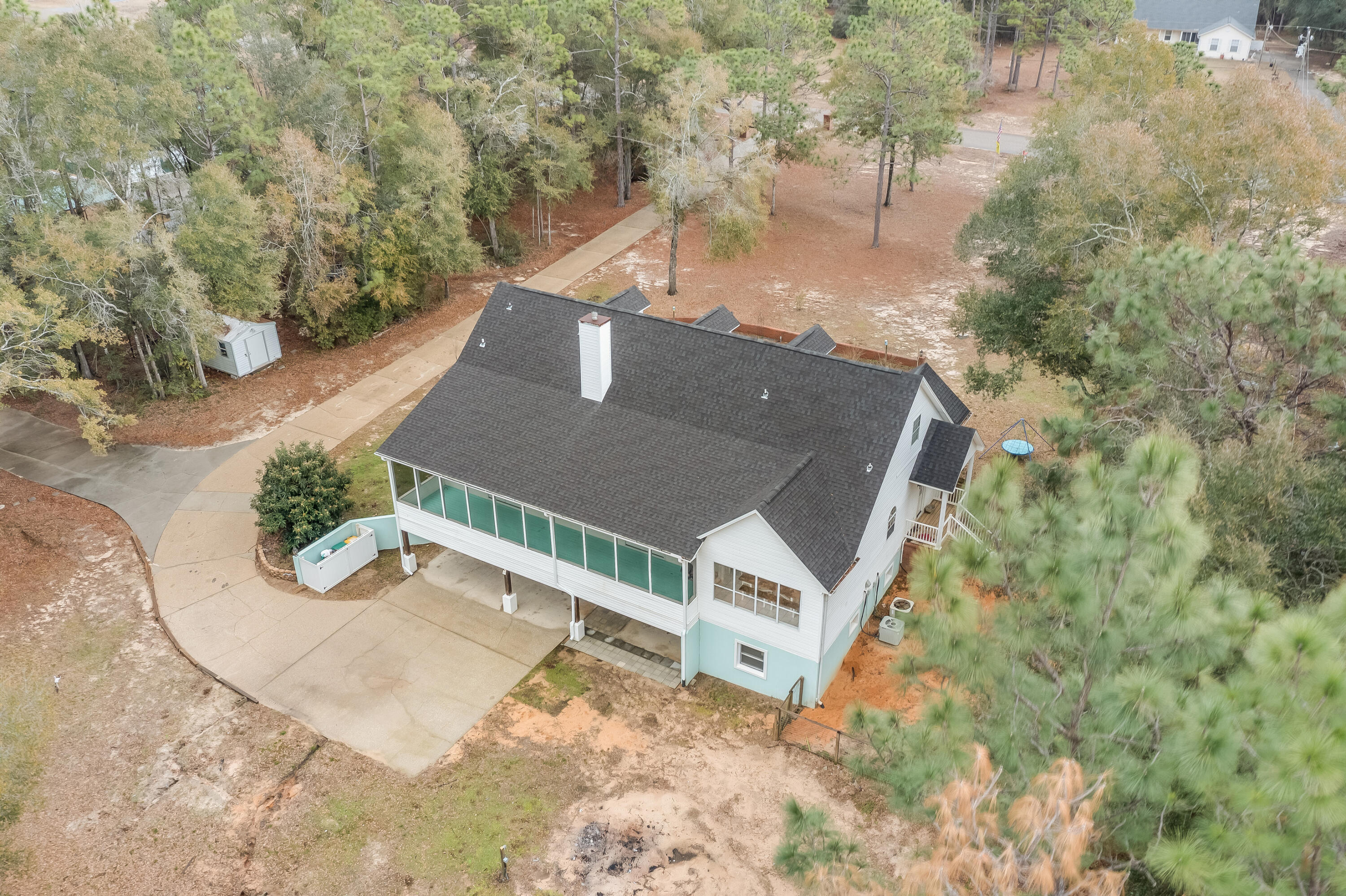 1111 Tallokas Road Crestview, FL 32536 - Photo 45 of 56 an aerial view of a house