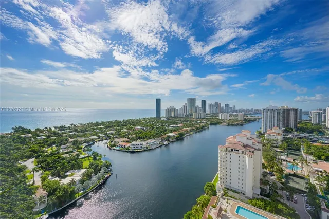 a view of a city with lake