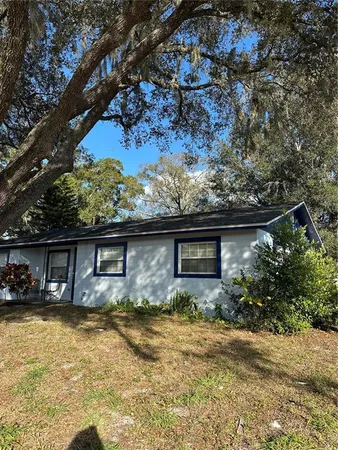 a front view of house with yard
