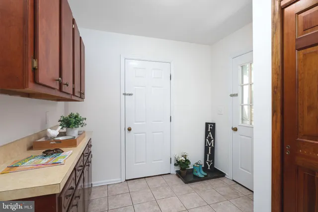 a room with furniture and a potted plant