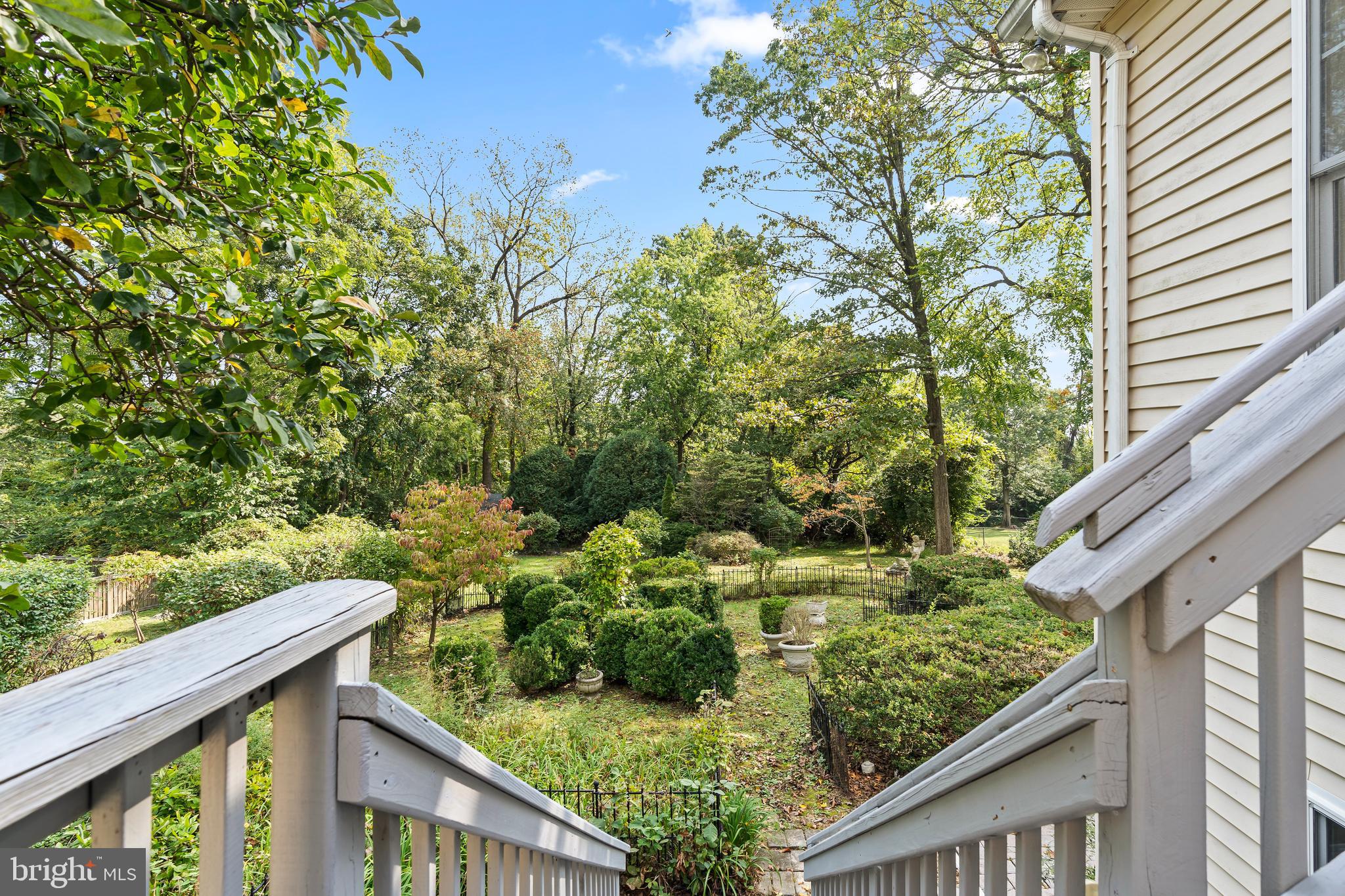 7705 Ridge Road Frederick, MD 21702 - Photo 45 of 51 a view of a garden from a balcony