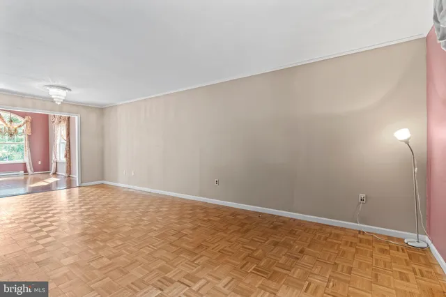 a view of an empty room with window