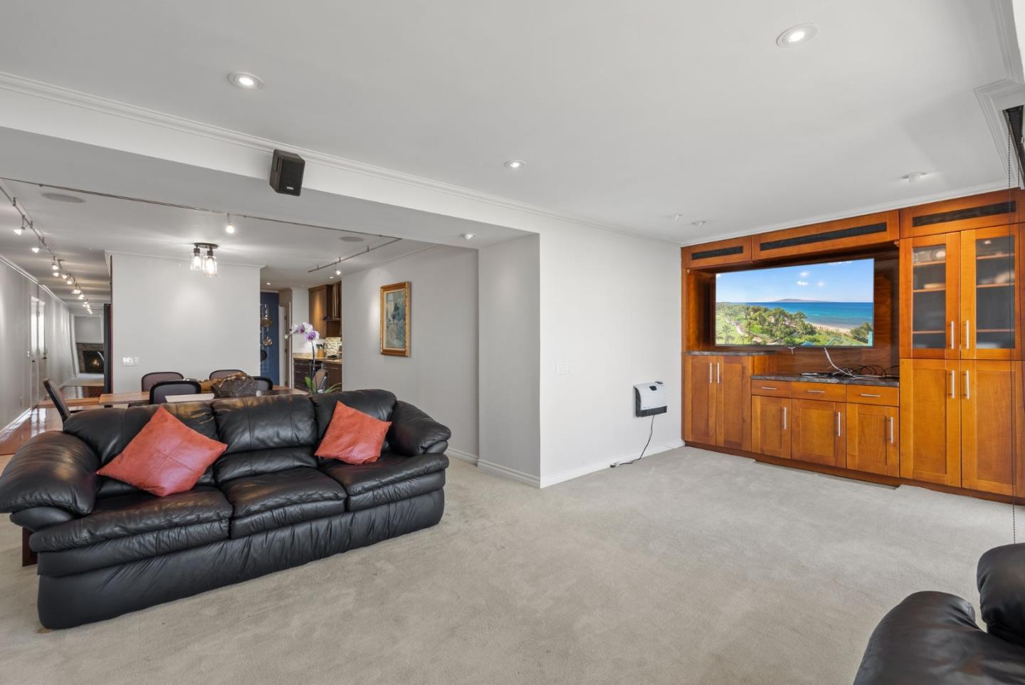 320 Vallejo Drive, Unit 41 Millbrae, CA 94030 - Photo 8 of 37 a living room with furniture and a flat screen tv