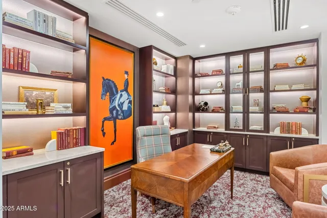 a very nice looking living room with a large window