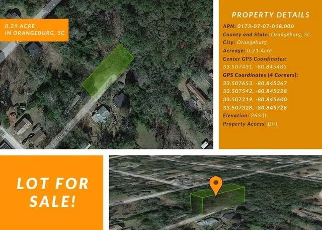 $7,500 | 1392 Morris Street, Orangeburg, SC 29115