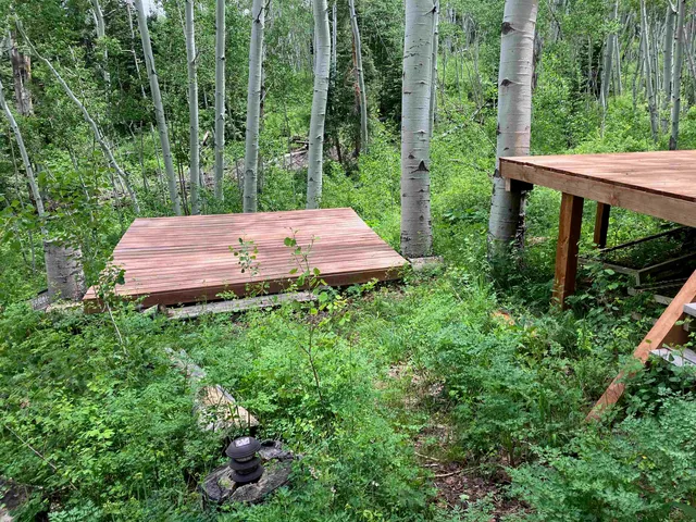 a view of outdoor space and mountain view