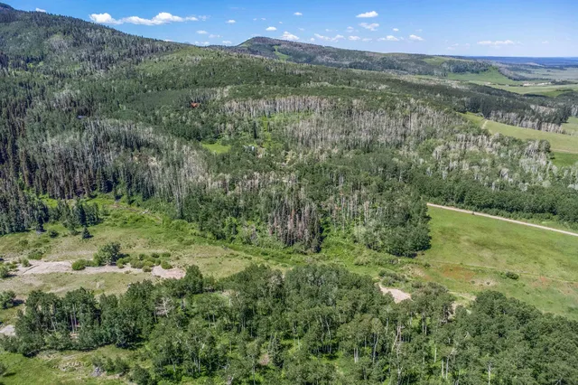 a backyard of a house with outdoor seating