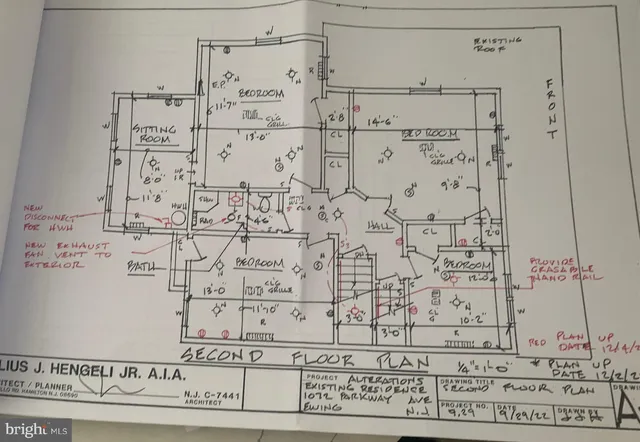 a view of a wooden bench