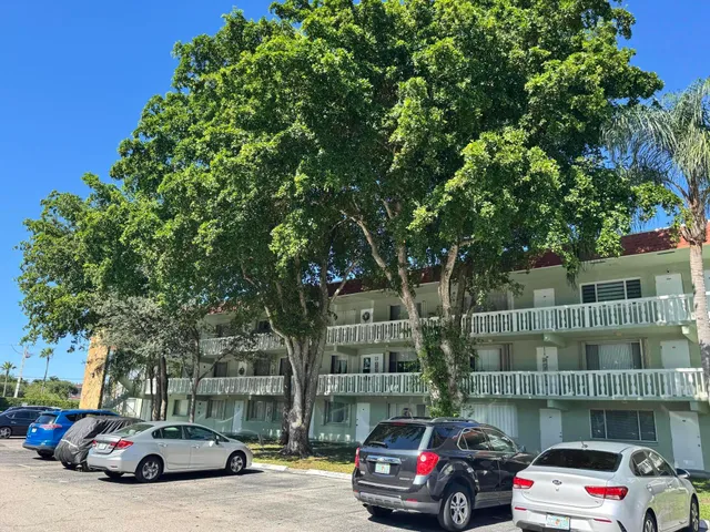 a car parked in front of building