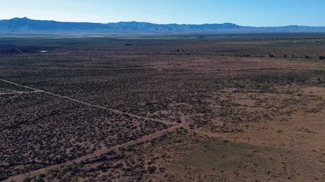 a view of a yard with wooden fence