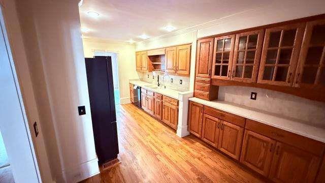 5417 Trentham Drive Atlanta, GA 30338 - Photo 8 of 18 a kitchen with stainless steel appliances a refrigerator and a sink