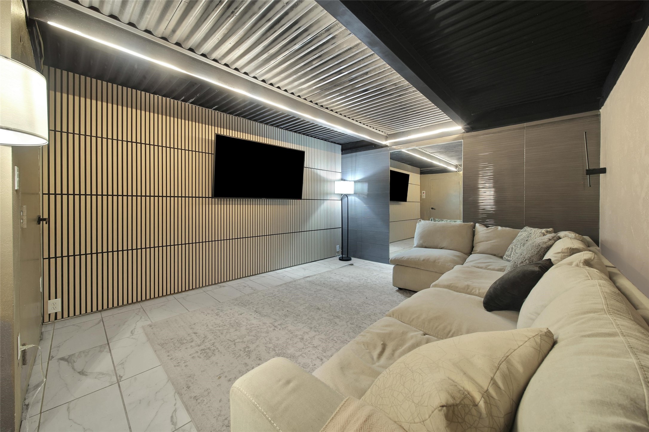 140 South Timber Top Drive Spring, TX 77380 - Photo 8 of 38 a projector room with a couch