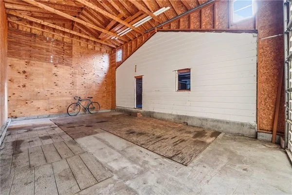 a view of a backyard of the house