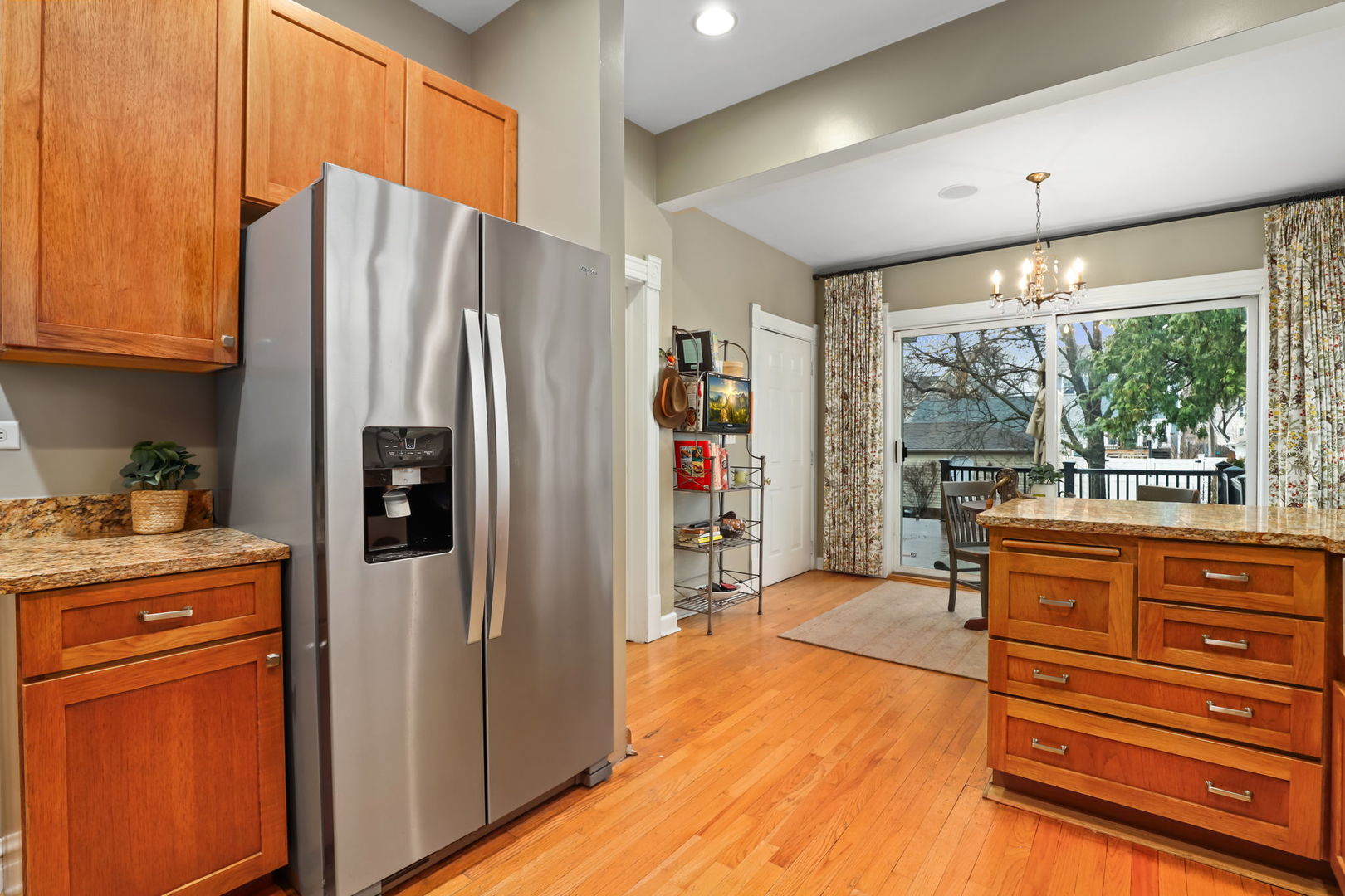 4232 North Tripp Avenue Chicago, IL 60641 - Photo 16 of 46 a kitchen with stainless steel appliances granite countertop a refrigerator and a sink