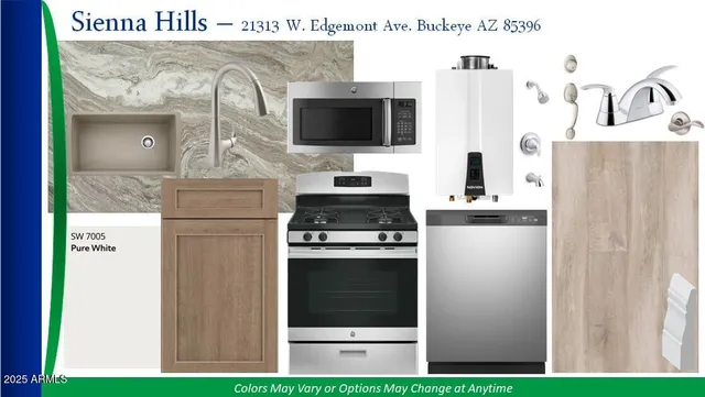 a kitchen with stainless steel appliances kitchen island a stove and a microwave