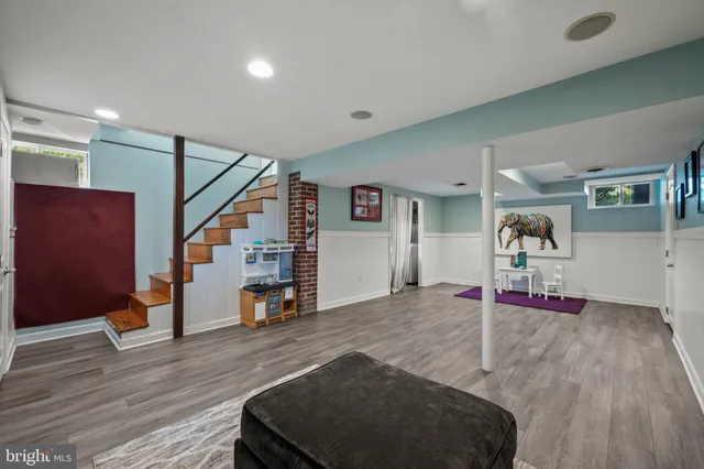 a balcony with chairs