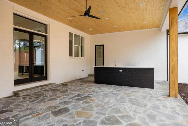 a view of an empty room