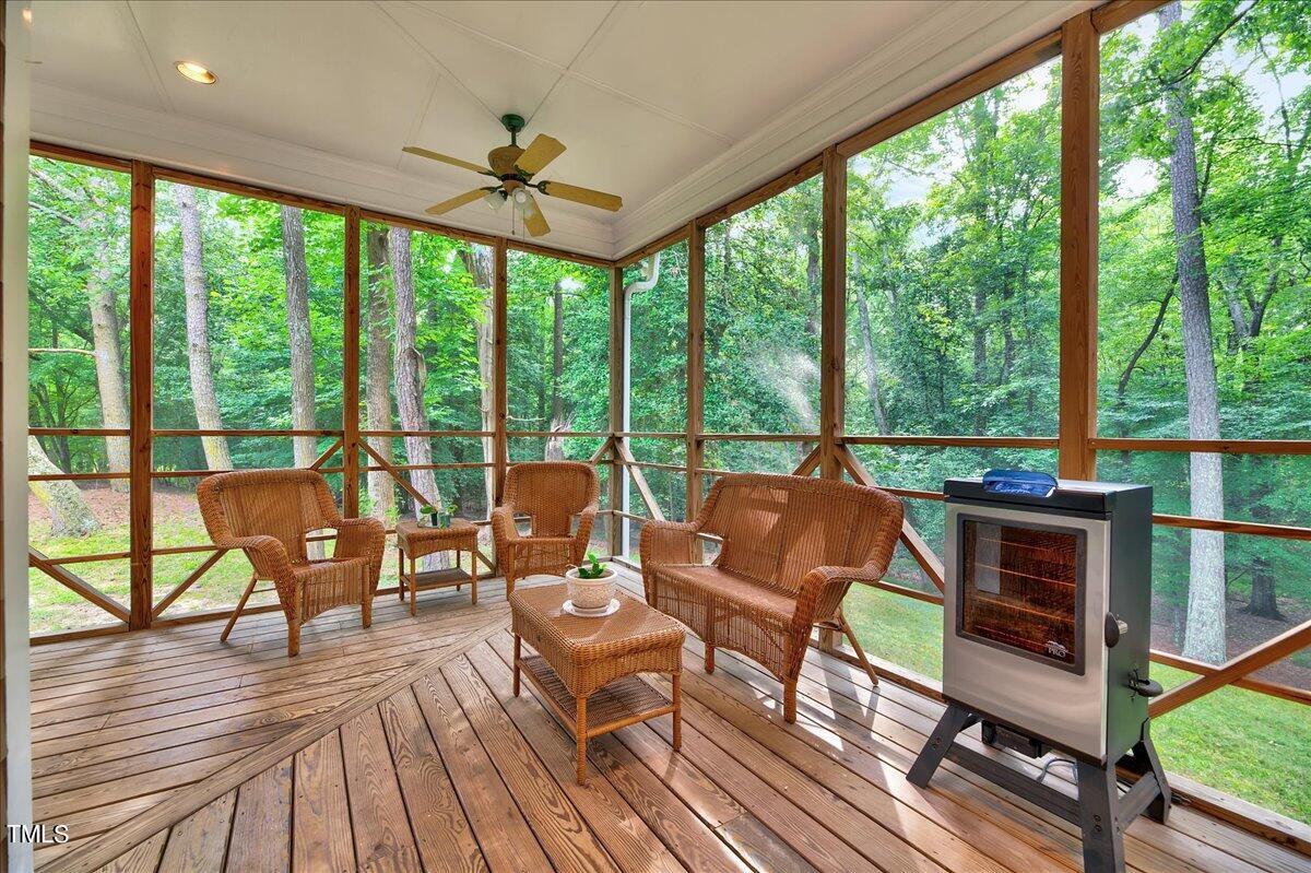4710 Johnson Pond Road Apex, NC 27539 - Photo 32 of 39 Screened Porch