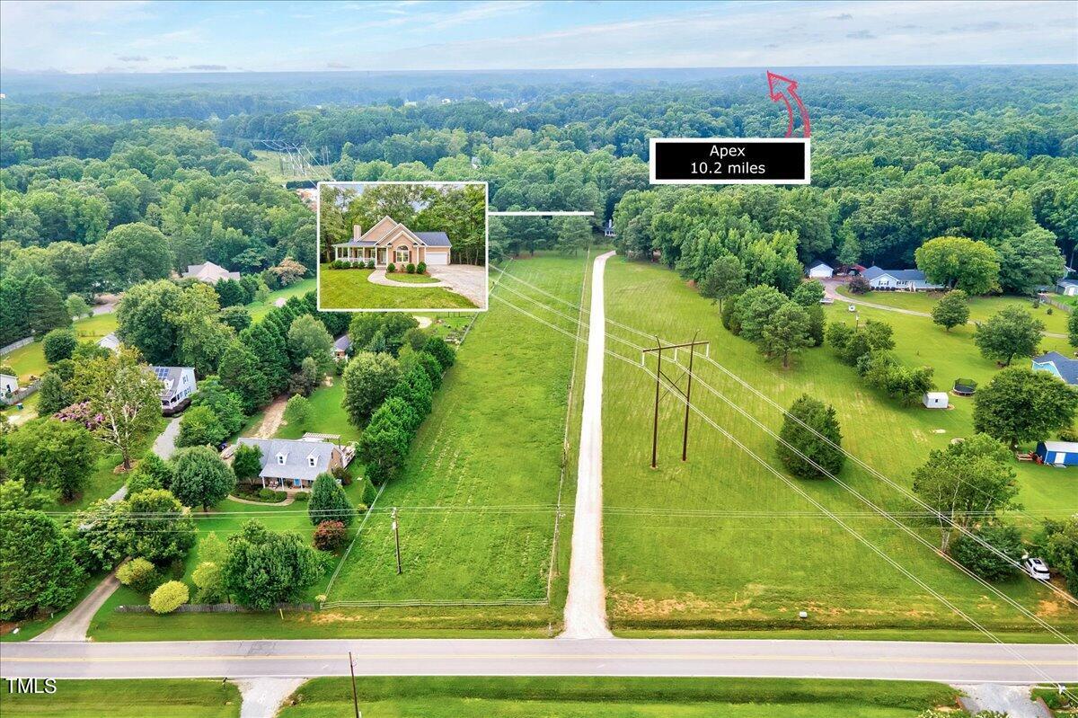 4710 Johnson Pond Road Apex, NC 27539 - Photo 36 of 39 Aerial View