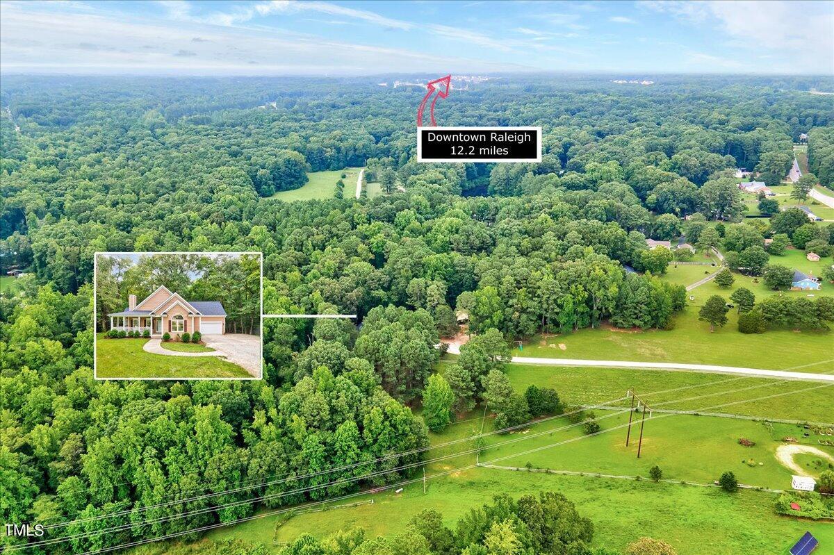 4710 Johnson Pond Road Apex, NC 27539 - Photo 37 of 39 Aerial View