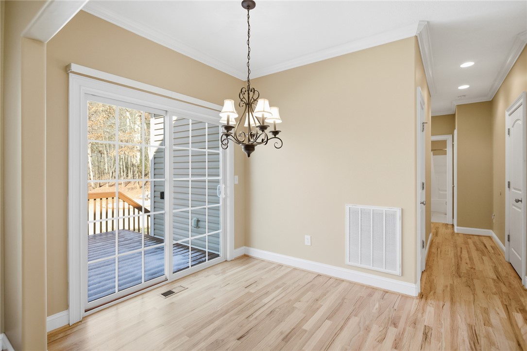 9069 Fairview Church Road Seneca, SC 29672 - Photo 11 of 48 Breakfast Nook overlooking deck and back yard.