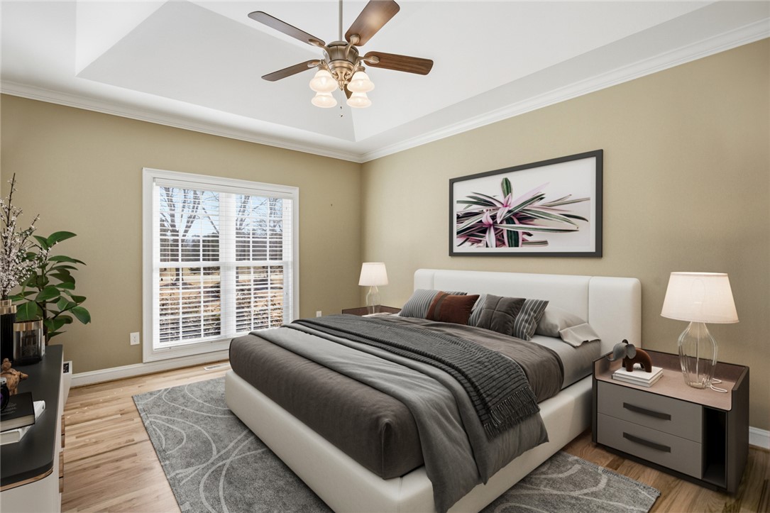 9069 Fairview Church Road Seneca, SC 29672 - Photo 16 of 48 Virtually staged Primary Bedroom.