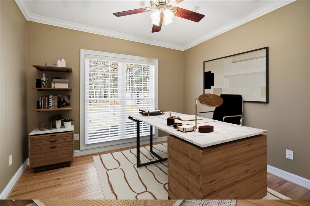 9069 Fairview Church Road Seneca, SC 29672 - Photo 26 of 48 Virtually staged Office.