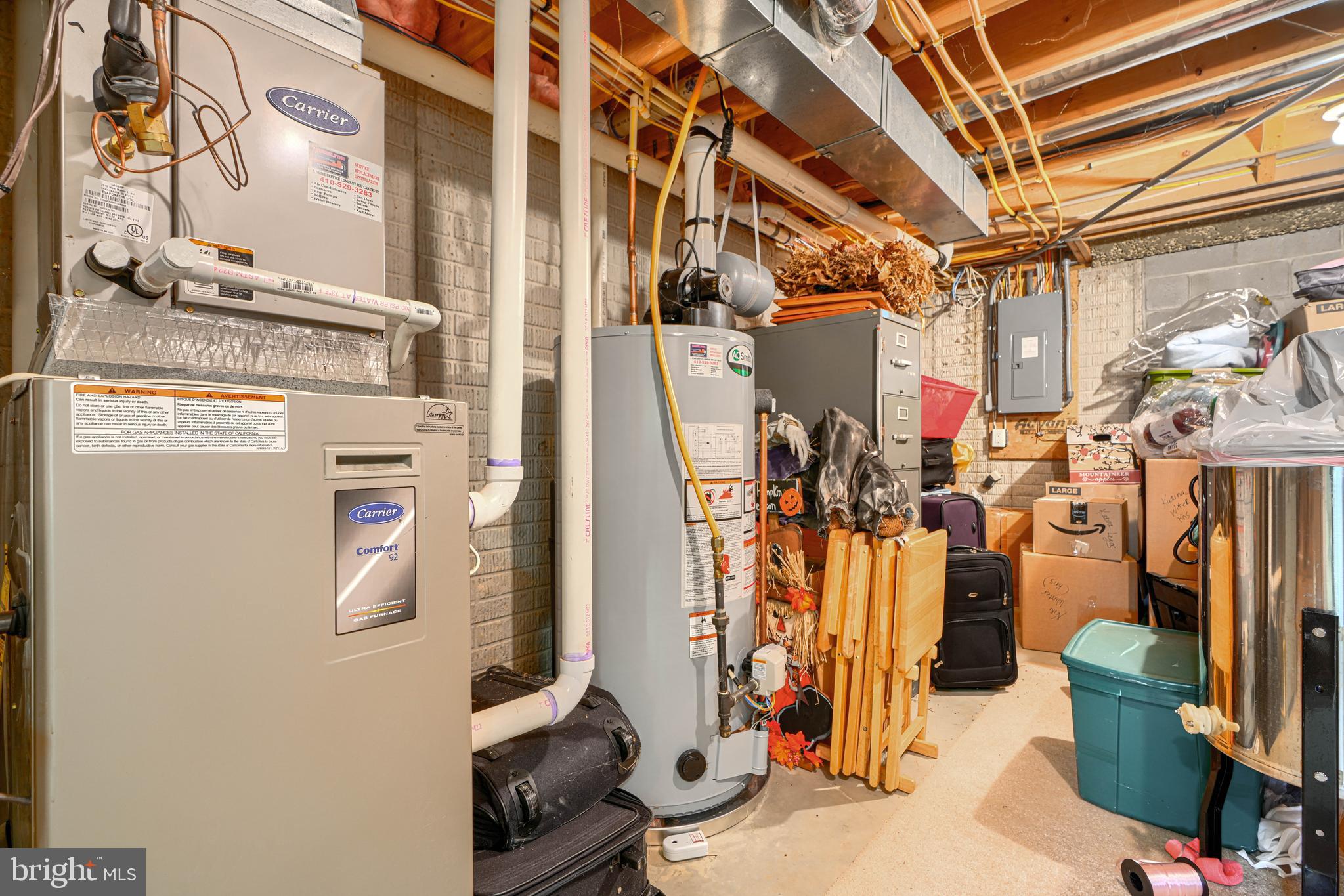 4620 Silver Spring Road Perry Hall, MD 21128 - Photo 50 of 75 Basement utility & storage room