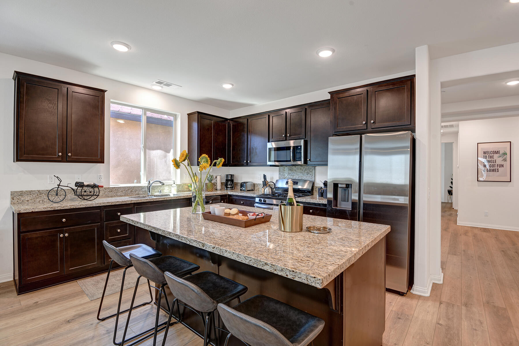 82785 Freeman Court Indio, CA 92201 - Photo 14 of 52 KITCHEN ANGLED OVER BREAKFAST BAR RS