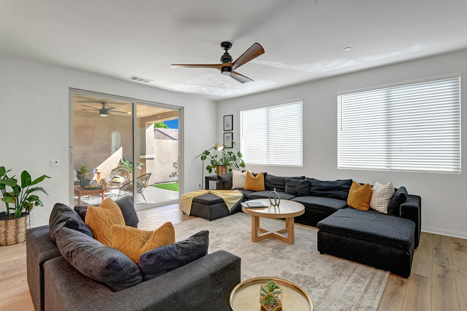 82785 Freeman Court Indio, CA 92201 - Photo 10 of 52 LIVING ROOM TO BACK COVERED PATIO RS
