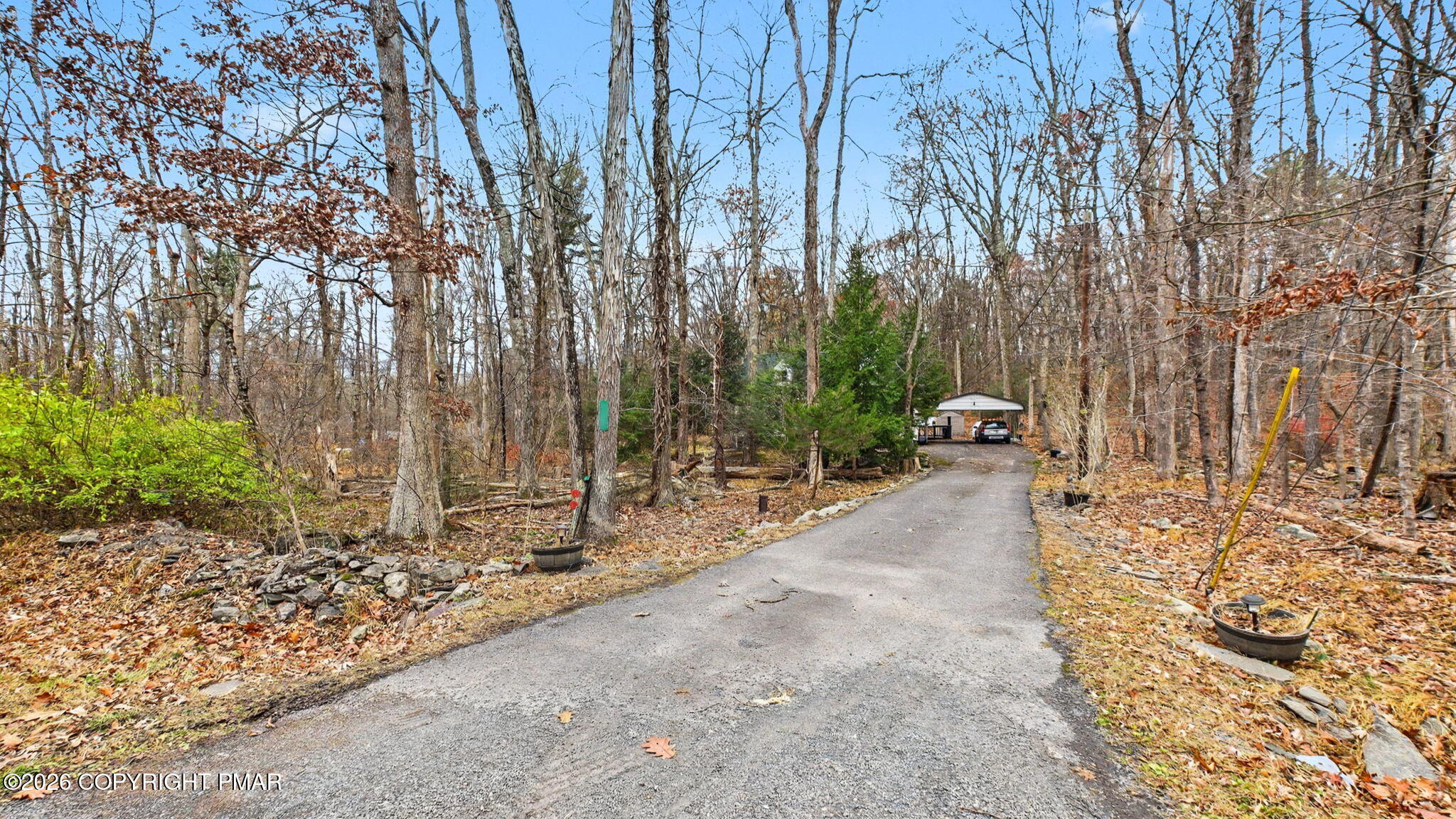 1208 Mattioli Road Bartonsville, PA 18321 - Photo 20 of 23 a view of a yard with trees
