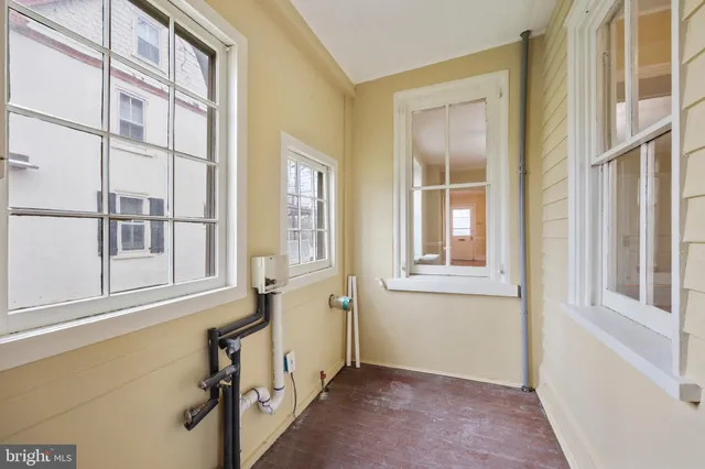 front view of a house with a window