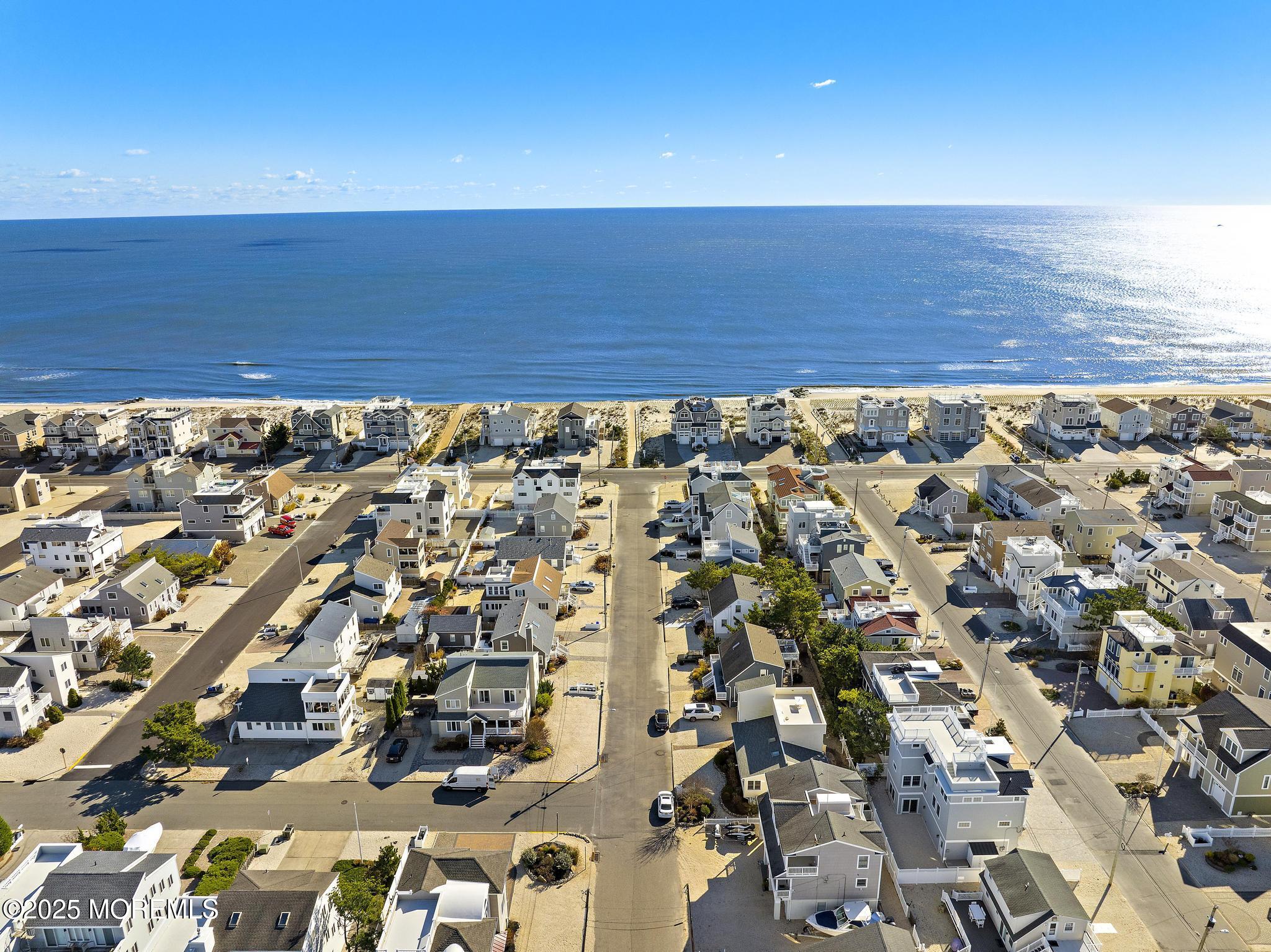 9 Inlet Road Beach Haven, NJ 08008 - Photo 38 of 51 an aerial view of a ocean and beach