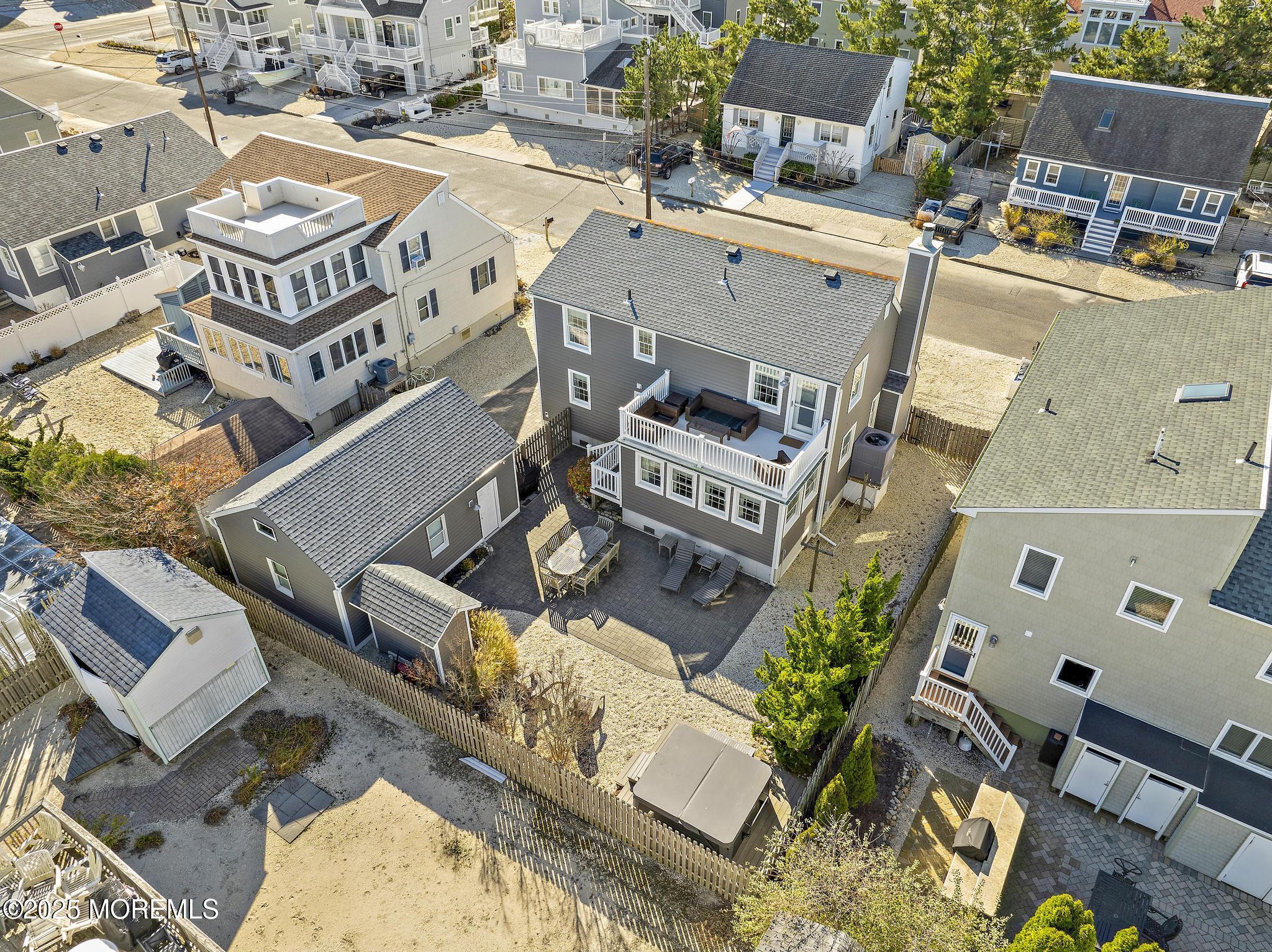 9 Inlet Road Beach Haven, NJ 08008 - Photo 46 of 51 an aerial view of residential houses with outdoor space