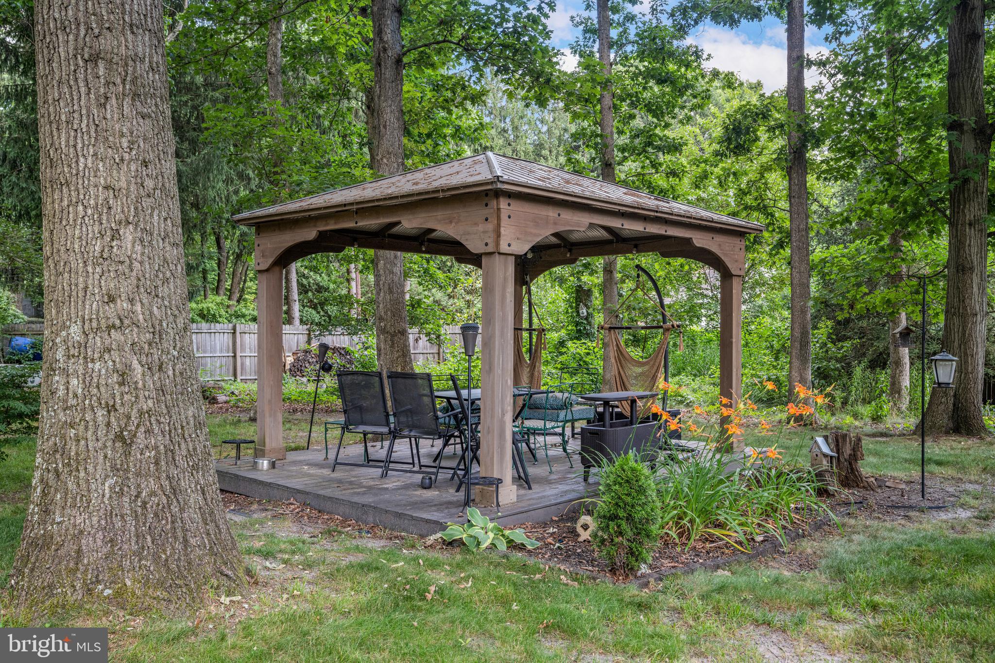 2204 Creek Road Hainesport, NJ 08036 - Photo 31 of 43 Cedar Gazebo on Composite Decking